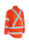 Picture of Bisley Taped X Back Cool Lightweight Hi Vis Drill Shirt BS6166XT