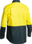 Picture of Bisley Two Tone Hi Vis Cool Lightweight Drill Shirt - Long Sleeve BS6895