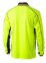 Picture of Bisley Two Tone Hi Vis Polyester Mesh Long Sleeve Polo Shirt BK6219