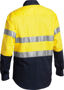 Picture of Bisley 2 Tone Hi Vis Shirt 3M Reflective Tape - Long Sleeve BT6456