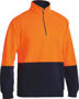 Picture of Bisley Hi Vis Polarfleece Zip Pullover BK6889