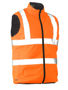 Picture of Bisley Taped Hi Vis Reversible Puffer Vest BV0330HT