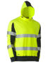 Picture of Bisley Taped Hi Vis Stretchy Fleece Hoodie BK6815T