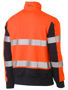 Picture of Bisley Taped Hi Vis Stretchy Fleece Zip Pullover BK6817T