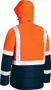 Picture of Bisley Taped Two Tone Hi Vis Puffer Jacket BJ6929HT