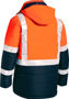 Picture of Bisley Taped Two Tone Hi Vis Puffer Jacket BJ6929HT