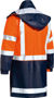 Picture of Bisley Taped Two Tone Hi Vis Stretch Pu Rain Coat BJ6935HT