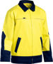 Picture of Bisley Two Tone Hi Vis Liquid Repellent Cotton Drill Jacket BJ6917