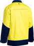 Picture of Bisley Two Tone Hi Vis Liquid Repellent Cotton Drill Jacket BJ6917