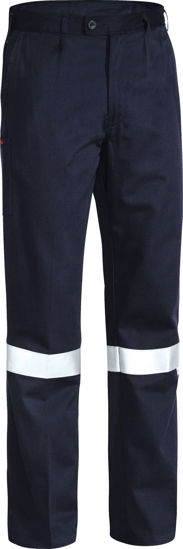 Picture of Bisley Flame Resistant Hi Vis Taped Drill Pant BP8000