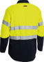 Picture of Bisley Tencate Tecasafe Plus Taped 2 Tone Hi Vis Fr Vented Long Sleeve Shirt BS8082T