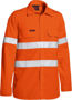 Picture of Bisley Tencate Tecasafe Plus Taped Hi Vis Fr Lightweight Vented Long Sleeve Shirt BS8238T