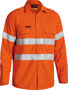 Picture of Bisley Tencate Tecasafe Plus Taped Hi Vis Fr Vented Long Sleeve Shirt BS8081T