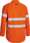 Picture of Bisley Tencate Tecasafe Plus Taped Hi Vis Fr Vented Long Sleeve Shirt BS8081T