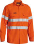 Picture of Bisley Tencate Tecasafe Taped Fr Hi Vis Light Weight Vented Long Sleeve Shirt BS8097T