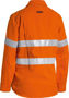 Picture of Bisley Tencate Tecasafe Women'S Taped Hi Vis Fr Lightweight Vented Long Sleeve Shirt BL8097T