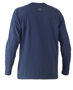 Picture of Bisley Flex & Move Cotton Rich Henley Long Sleeve Tee BK6932