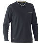 Picture of Bisley Flex & Move Cotton Rich V Neck Long Sleeve Tee BK6933