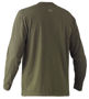 Picture of Bisley Flex & Move Cotton Rich V Neck Long Sleeve Tee BK6933