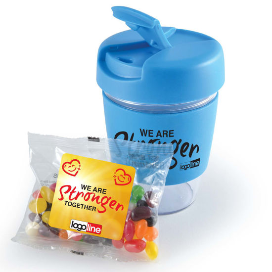 Picture of Kick Coffee Cup with Jelly Beans LL0444