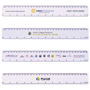 Picture of White 30cm Ruler LL12