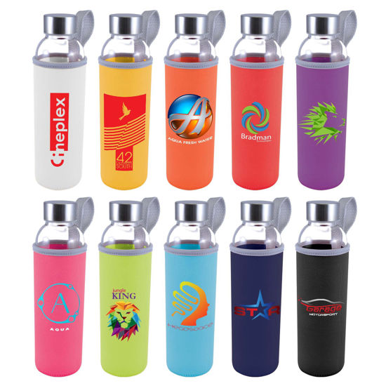 Picture of Capri Glass Bottle / Neoprene Sleeve LL1398