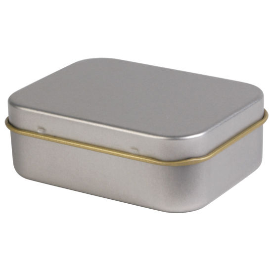 Picture of Silver Rectangular Tin LL321