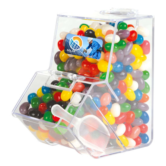 Picture of Assorted Colour Mini Jelly Beans in Dispenser LL4871