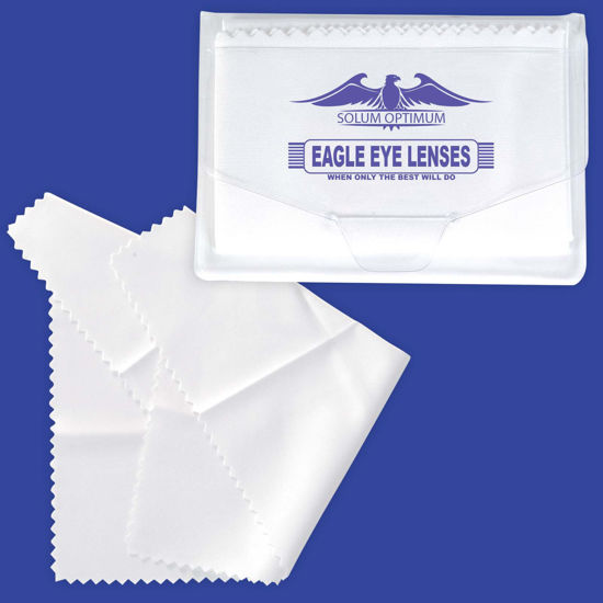 Picture of White Microfibre Lens Cloth LL601