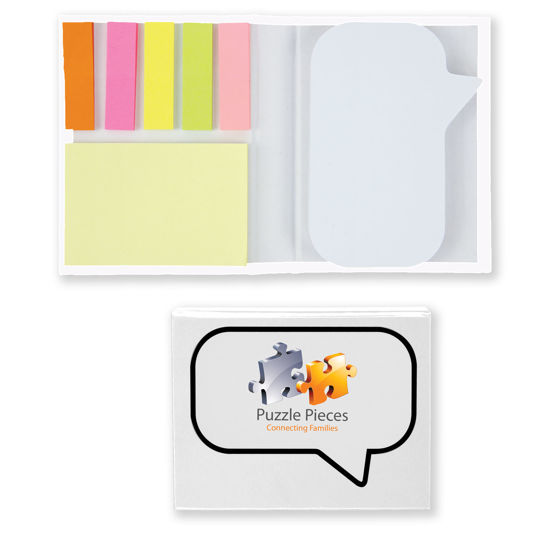 Picture of Speech Bubble Sticky Notes LL8132