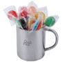 Picture of Assorted Colour Lollipops in Java Mug LL8627