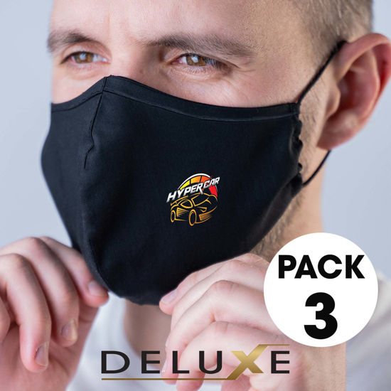 Picture of 3 Pack - Deluxe Face Masks LL8896