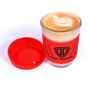 Picture of Vienna Glass Coffee Cup / Silicone Lid LL0427