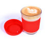 Picture of Vienna Glass Coffee Cup / Silicone Lid LL0427