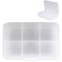 Picture of Clear Rectangular 6 Compartment Pill Box LL2004