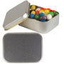 Picture of Assorted Colour Mini Jelly Beans in Silver Rectangular Tin LL334