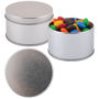 Picture of M&M's in Silver Round Tin LL3401