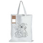 Picture of Colouring Short Handle Cotton Bag & Pencils LL5523