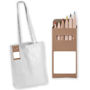 Picture of Colouring Long Handle Cotton Bag & Pencils LL5524