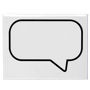 Picture of Speech Bubble Sticky Notes LL8132