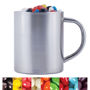 Picture of Assorted Colour Mini Jelly Beans in Java Mug LL8623