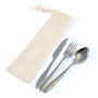 Picture of Banquet Cutlery Set in Calico Pouch LL8798