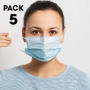 Picture of 5 Pack - Disposable Face Masks LL8889