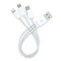 Picture of 3 in 1 Combo USB Cable - Micro, 8 Pin, Type C LL9091